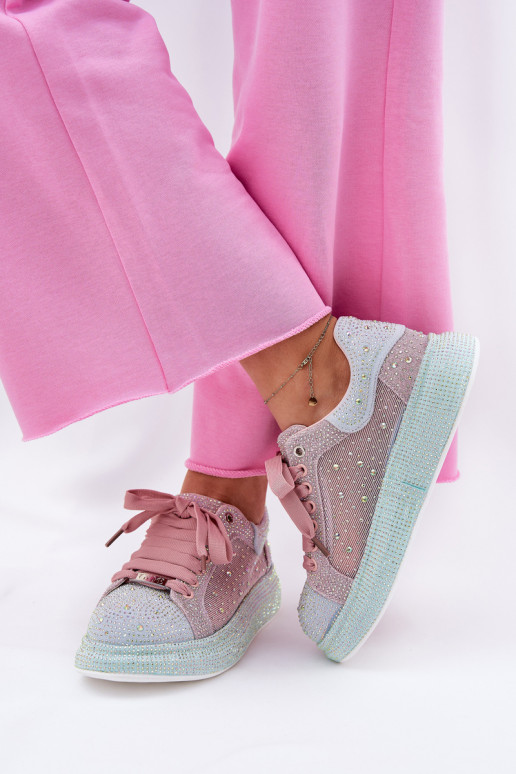 Decorado À modalo de tênis com uma plataforma GOE RR2N4009 Cores diferentes