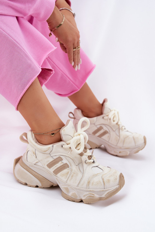 Pele À modalo de tênis Feminino GOE RR2N4037 bege