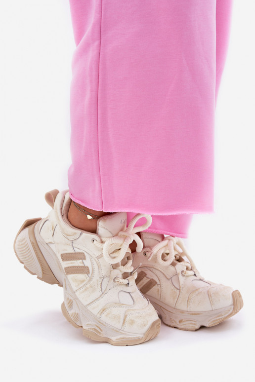 Pele À modalo de tênis Feminino GOE RR2N4037 bege