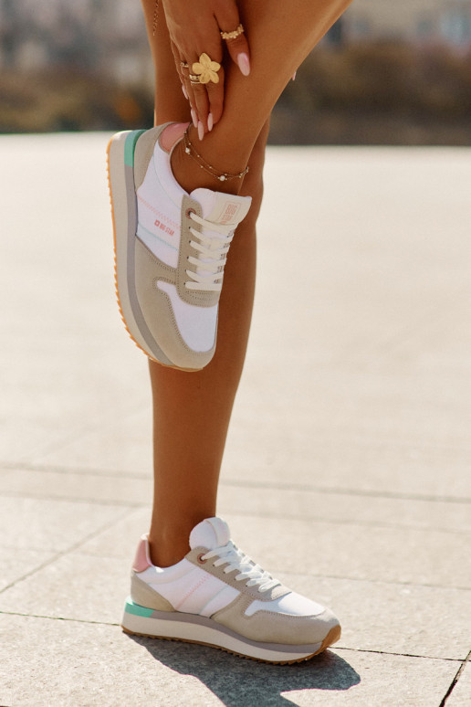 de camurça À modalo de tênis Feminino Big Star RR274A047 HI-POLY SYSTEM bege-cor branca de camurça À modalo de tênis Feminino Big Star RR274A047 HI-POLY SYSTEM bege-cor branca