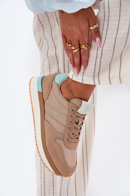 de camurça À modalo de tênis Feminino Big Star RR274A048 HI-POLY SYSTEM bege de camurça À modalo de tênis Feminino Big Star RR274A048 HI-POLY SYSTEM bege