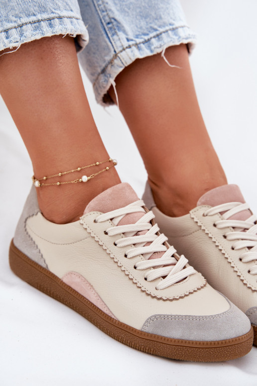 Pele À modalo de tênis Feminino Zazoo N1220 bege Pele À modalo de tênis Feminino Zazoo N1220 bege