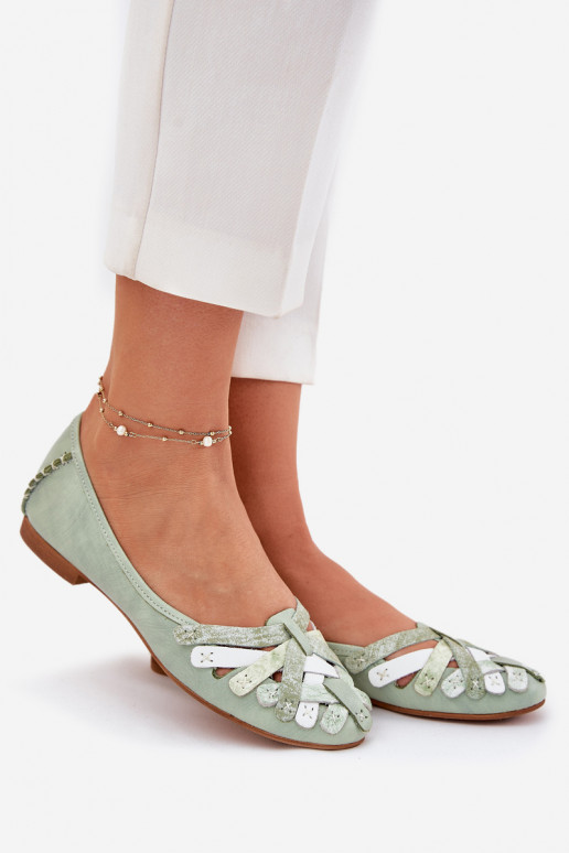 Feminino Bailarinas Tem que serciejka 01358-50 cor menta Feminino Bailarinas Tem que serciejka 01358-50 cor menta