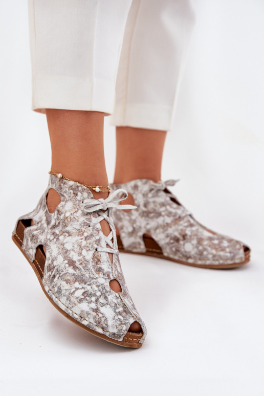 Estampado Pele Botas Tem que serciejka 03426-46 Branco-bege Estampado Pele Botas Tem que serciejka 03426-46 Branco-bege