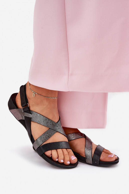 isósceles Sandálias femininas Feminino Zazoo 40032 cor preta isósceles Sandálias femininas Feminino Zazoo 40032 cor preta