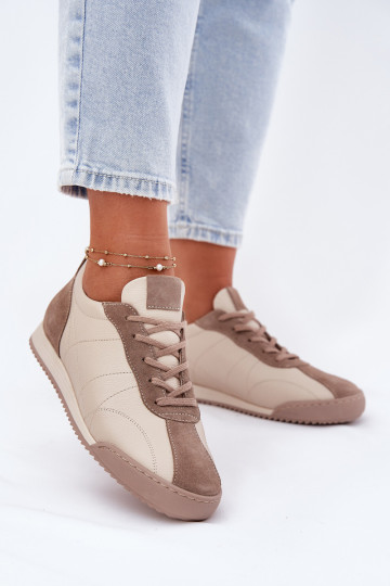 Pele tênis Feminino Laura Messi 2935 bege 2