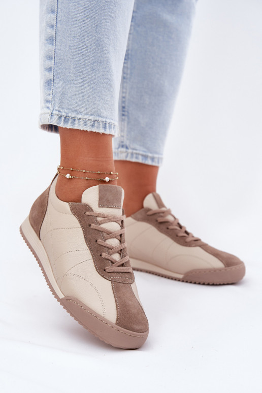 Pele tênis Feminino Laura Messi 2935 bege Pele tênis Feminino Laura Messi 2935 bege