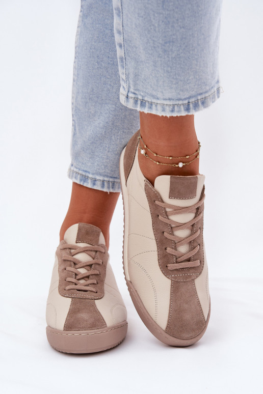 Pele tênis Feminino Laura Messi 2935 bege Pele tênis Feminino Laura Messi 2935 bege