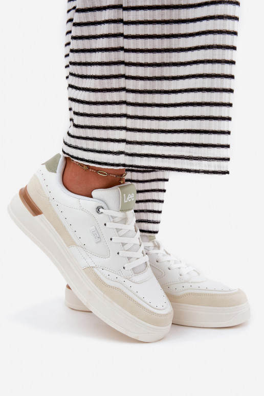 À modalo de tênis Feminino com uma plataforma LEE EMMA EMOMEN LOEM 50251014.04L bege À modalo de tênis Feminino com uma plataforma LEE EMMA EMOMEN LOEM 50251014.04L bege