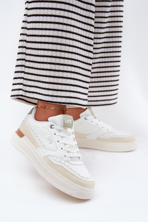 À modalo de tênis Feminino com uma plataforma LEE EMMA EMOMEN LOEM 50251014.04L bege À modalo de tênis Feminino com uma plataforma LEE EMMA EMOMEN LOEM 50251014.04L bege