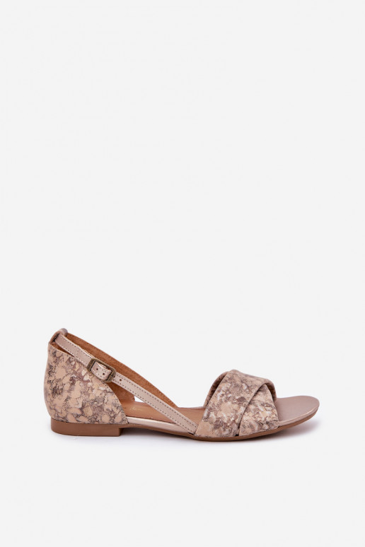 Sandálias femininas isósceles Tem que serciejka 04614-25 cor dourada Sandálias femininas isósceles Tem que serciejka 04614-25 cor dourada