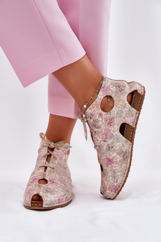 Estampado Pele Botas Tem que serciejka 03426-48 bege Estampado Pele Botas Tem que serciejka 03426-48 bege