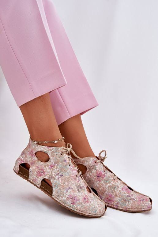 Estampado Pele Botas Tem que serciejka 03426-48 bege Estampado Pele Botas Tem que serciejka 03426-48 bege