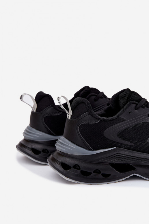 tênis Tem que sercho com uma plataforma Big Star RR174022 Hi-Poly System cor preta