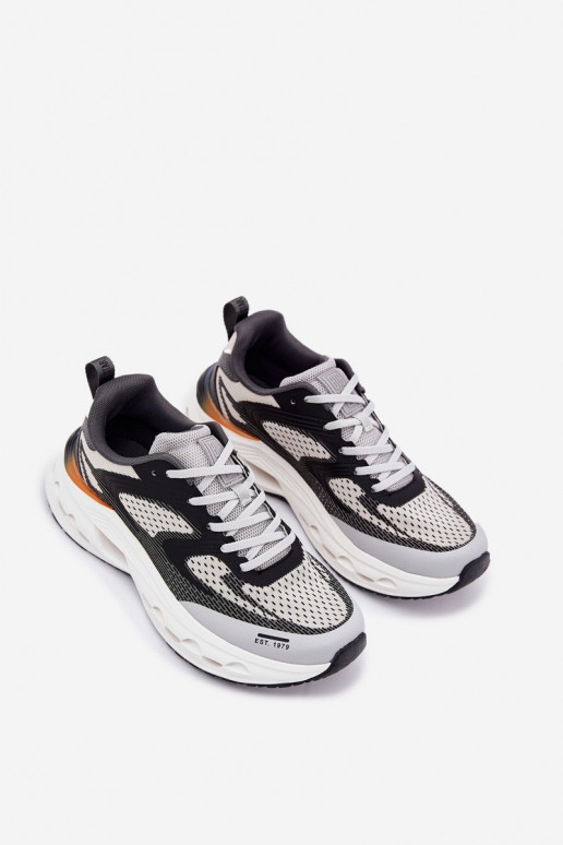 tênis Tem que sercho com uma plataforma Big Star RR174023 Hi-Poly System cor cinza tênis Tem que sercho com uma plataforma Big Star RR174023 Hi-Poly System cor cinza