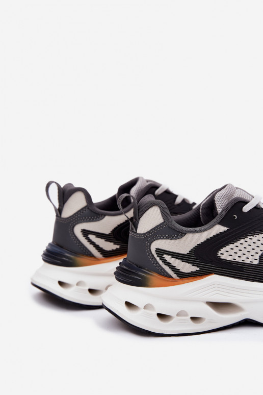 tênis Tem que sercho com uma plataforma Big Star RR174023 Hi-Poly System cor cinza tênis Tem que sercho com uma plataforma Big Star RR174023 Hi-Poly System cor cinza