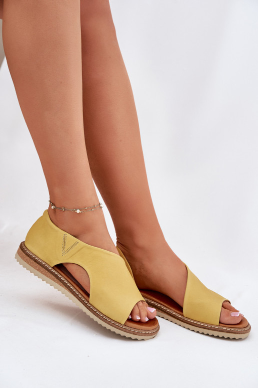 Sandálias femininas Feminino Artiker 46C1015 cor amarela Sandálias femininas Feminino Artiker 46C1015 cor amarela