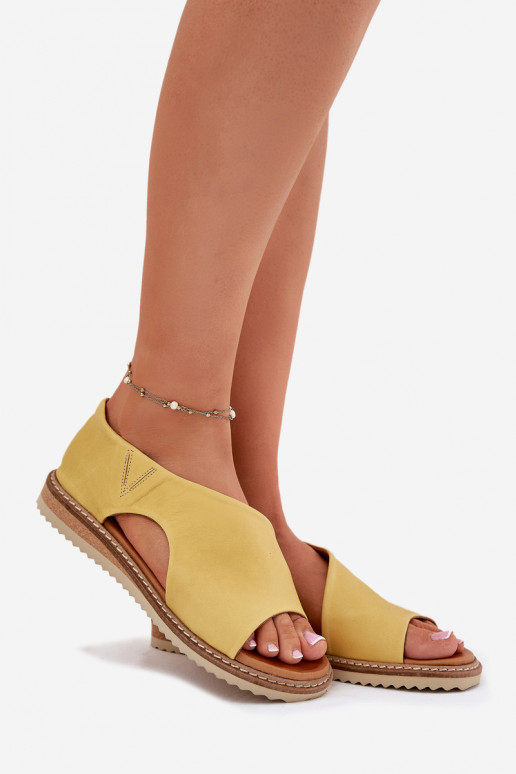 Sandálias femininas Feminino Artiker 46C1015 cor amarela Sandálias femininas Feminino Artiker 46C1015 cor amarela