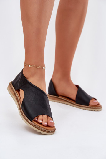 Sandálias femininas Feminino Artiker 46C1016 cor preta