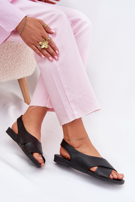 Zazoo 40407 sandálias Pele Feminino cor preta Zazoo 40407 sandálias Pele Feminino cor preta