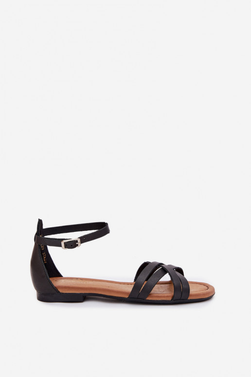 Sandálias femininas Feminino com salto largo Tem que serciejka 07029-01 cor preta Sandálias femininas Feminino com salto largo Tem que serciejka 07029-01 cor preta