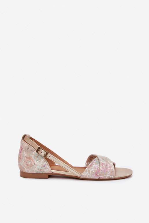 Sandálias femininas isósceles Tem que serciejka 04614-22 bege Sandálias femininas isósceles Tem que serciejka 04614-22 bege