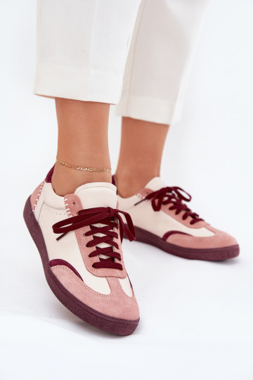 Pele À modalo de tênis Feminino Zazoo N1202 cor rosa 2