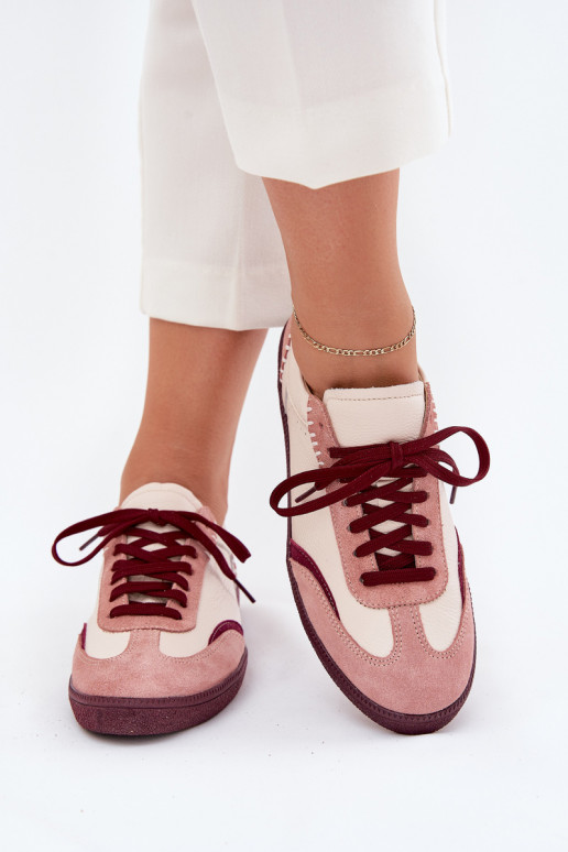 Pele À modalo de tênis Feminino Zazoo N1202 cor rosa