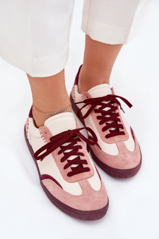 Pele À modalo de tênis Feminino Zazoo N1202 cor rosa