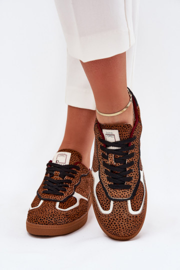 À modalo de tênis Feminino Daniel Lopez Just Dare SS2D4016 cor marrom
