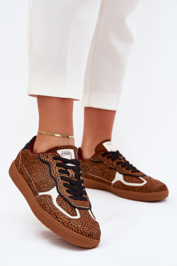 À modalo de tênis Feminino Daniel Lopez Just Dare SS2D4016 cor marrom 2