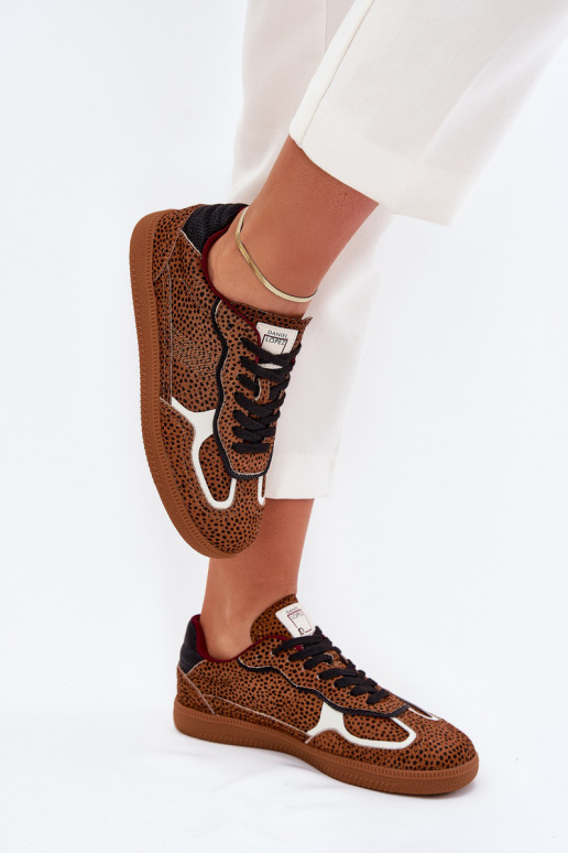 À modalo de tênis Feminino Daniel Lopez Just Dare SS2D4016 cor marrom À modalo de tênis Feminino Daniel Lopez Just Dare SS2D4016 cor marrom