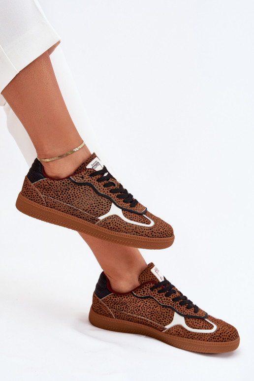 À modalo de tênis Feminino Daniel Lopez Just Dare SS2D4016 cor marrom À modalo de tênis Feminino Daniel Lopez Just Dare SS2D4016 cor marrom