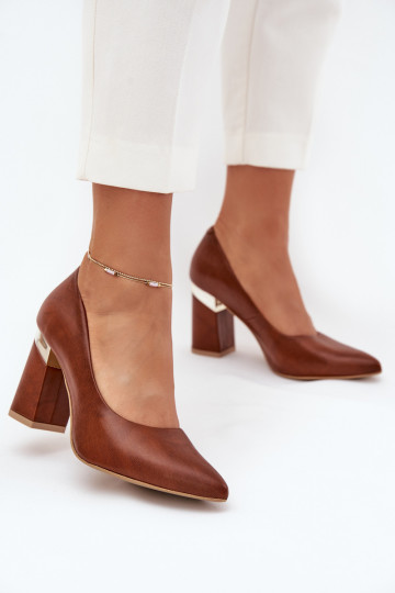 Pele Sapato LeParaski 3117 marrom escuro