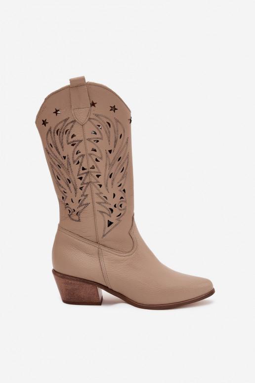 Pele botasAżuroParaą CholeParaką Zazoo 3714 bege