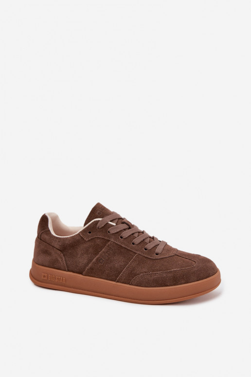 de camurça À modalo de tênis Feminino Big Star SS274676 HI-POLY SYSTEM cor marrom de camurça À modalo de tênis Feminino Big Star SS274676 HI-POLY SYSTEM cor marrom