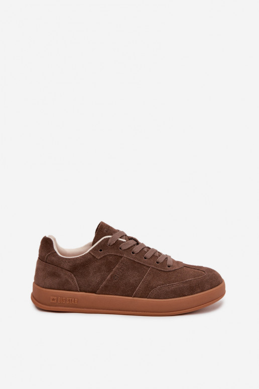 de camurça À modalo de tênis Feminino Big Star SS274676 HI-POLY SYSTEM cor marrom de camurça À modalo de tênis Feminino Big Star SS274676 HI-POLY SYSTEM cor marrom