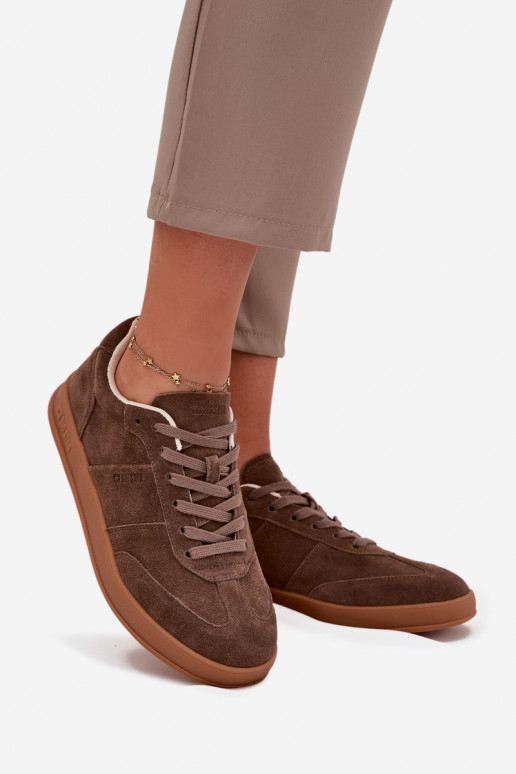 de camurça À modalo de tênis Feminino Big Star SS274676 HI-POLY SYSTEM cor marrom de camurça À modalo de tênis Feminino Big Star SS274676 HI-POLY SYSTEM cor marrom
