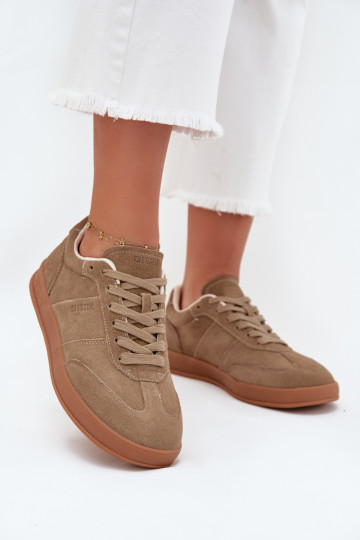 de camurça À modalo de tênis Feminino Big Star SS274675 HI-POLY SYSTEM bege 2