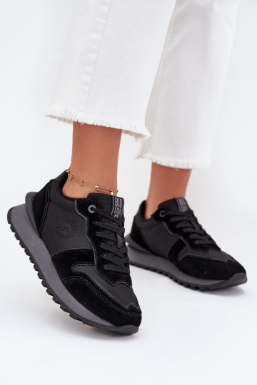 Pele À modalo de tênis Feminino Big Star OO274529 HI-POLY SYSTEM cor preta