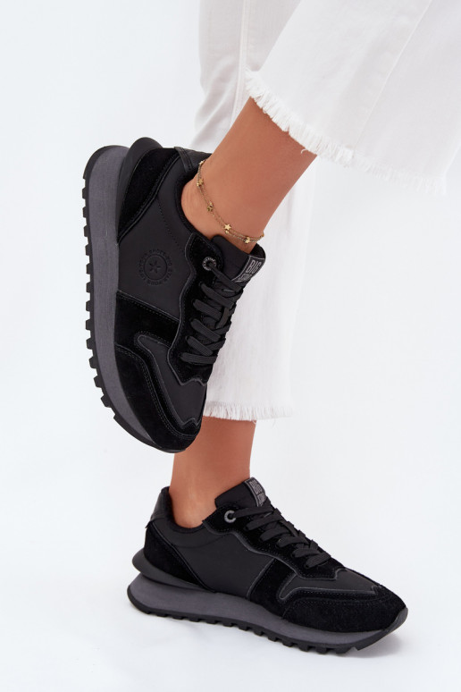 Pele À modalo de tênis Feminino Big Star OO274529 HI-POLY SYSTEM cor preta