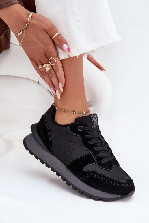 Pele À modalo de tênis Feminino Big Star OO274529 HI-POLY SYSTEM cor preta