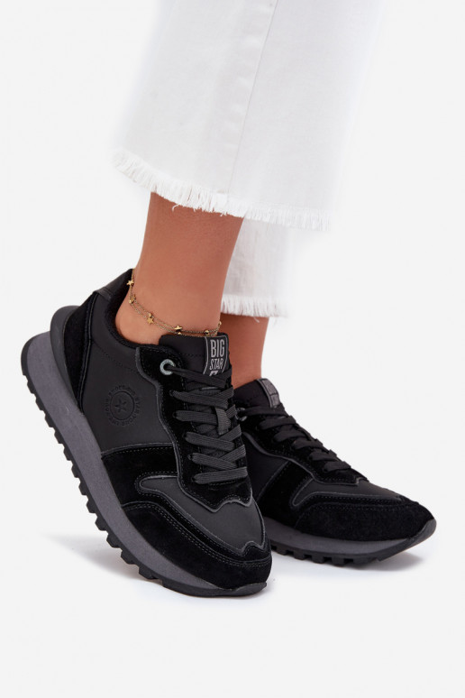 Pele À modalo de tênis Feminino Big Star OO274529 HI-POLY SYSTEM cor preta