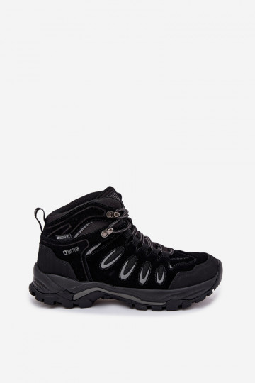 Botas de caminhada em couro para homens Big Star OO17433 HI-POLY SYSTEM pretas 2