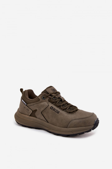 Sapatos esportivos masculinos Big Star OO174367 HI-POLY SYSTEM cor caqui