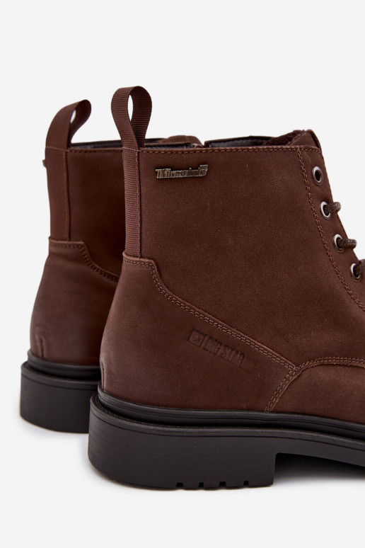 Pele aquecimento Botas Tem que sercho Casal o castelo Big Star OO174149 CzekoladoParae Pele aquecimento Botas Tem que sercho Casal o castelo Big Star OO174149 CzekoladoParae