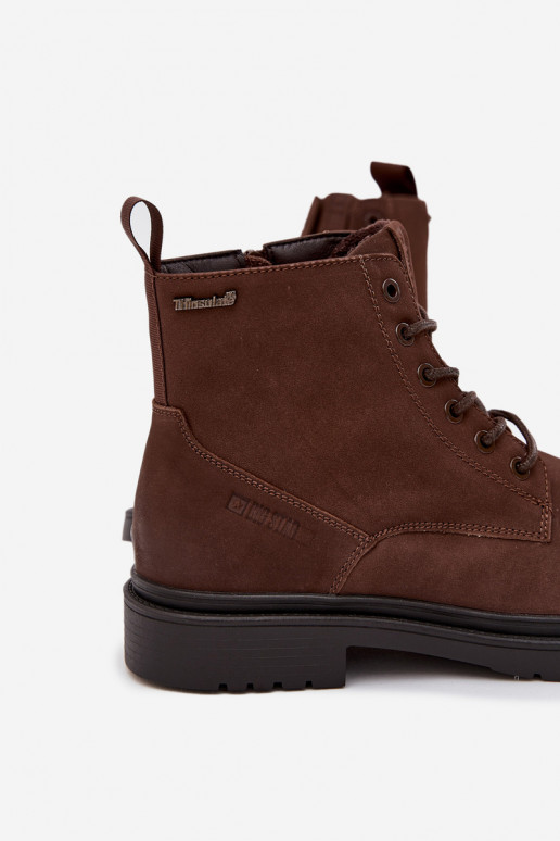 Pele aquecimento Botas Tem que sercho Casal o castelo Big Star OO174149 CzekoladoParae Pele aquecimento Botas Tem que sercho Casal o castelo Big Star OO174149 CzekoladoParae