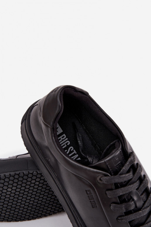 Pele sapatos casuais À modalo de tênis Tem que sercho Big Star SS174121 cor preta