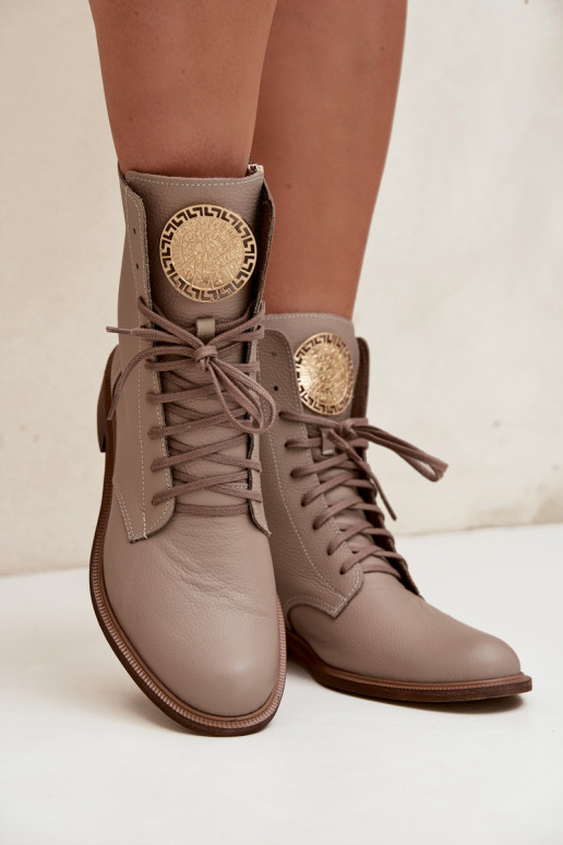 Pele Botas femininas com salto largo Ze cor douradam Detalem Zazoo 3084 bege Pele Botas femininas com salto largo Ze cor douradam Detalem Zazoo 3084 bege