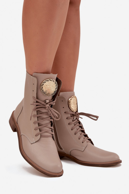 Pele Botas femininas com salto largo Ze cor douradam Detalem Zazoo 3084 bege Pele Botas femininas com salto largo Ze cor douradam Detalem Zazoo 3084 bege